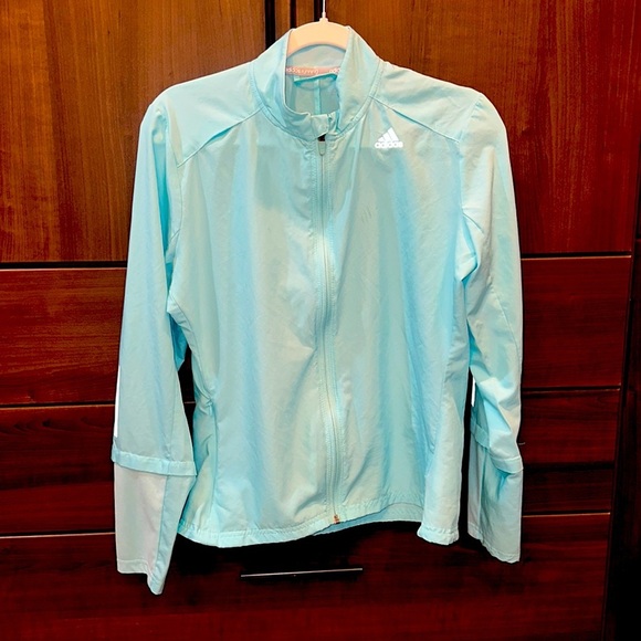 adidas Jackets & Blazers - ADIDAS Aqua Ladies’ Windbreaker